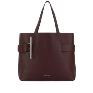 Alexander McQueen NWT T-Bar Sling Leather Tote in Cranberry
